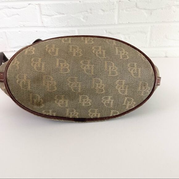 VINTAGE Dooney & Bourke Signature Logo Bucket Bag - Picture 5 of 7